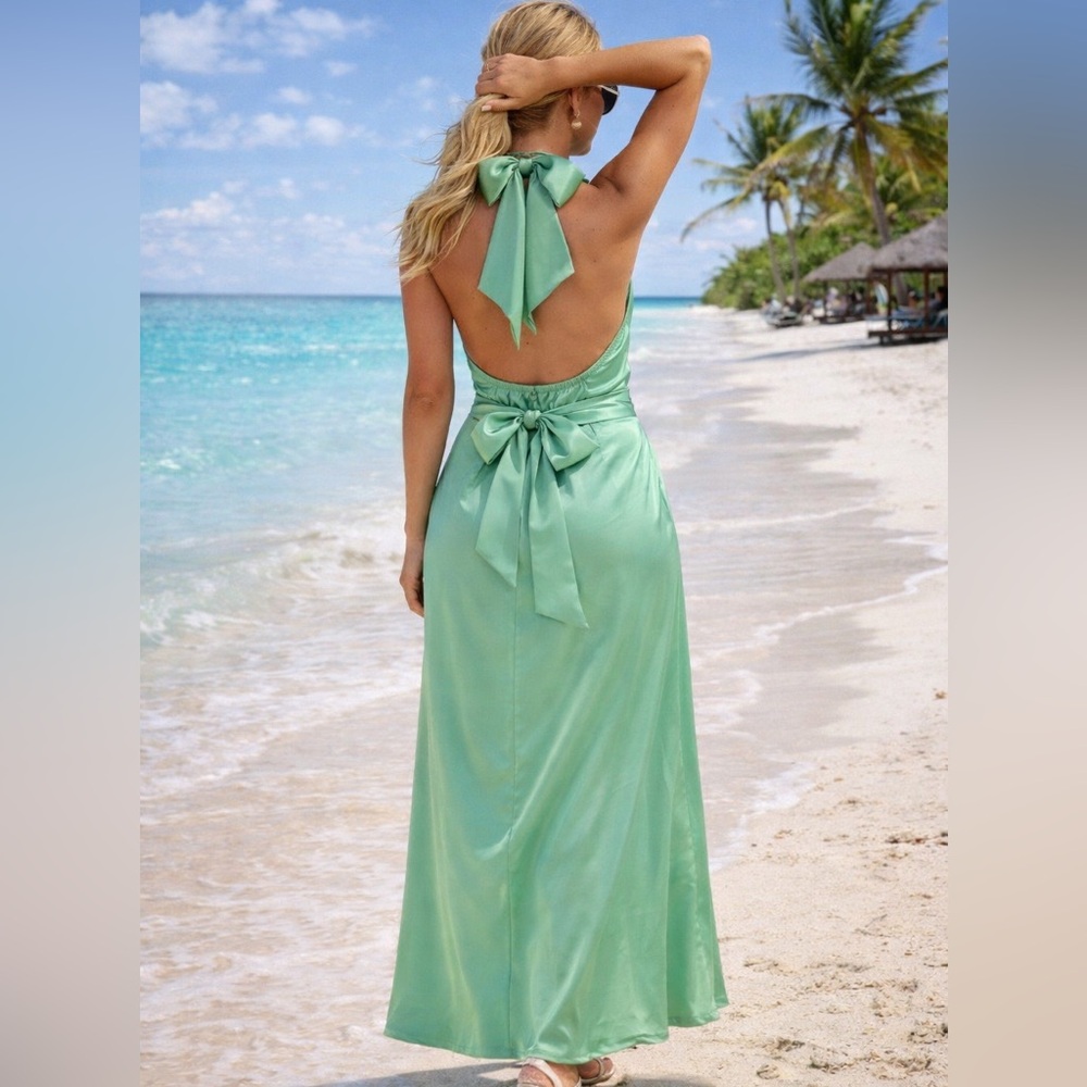 show me your mumu adele halter dress - Picture 10 of 10